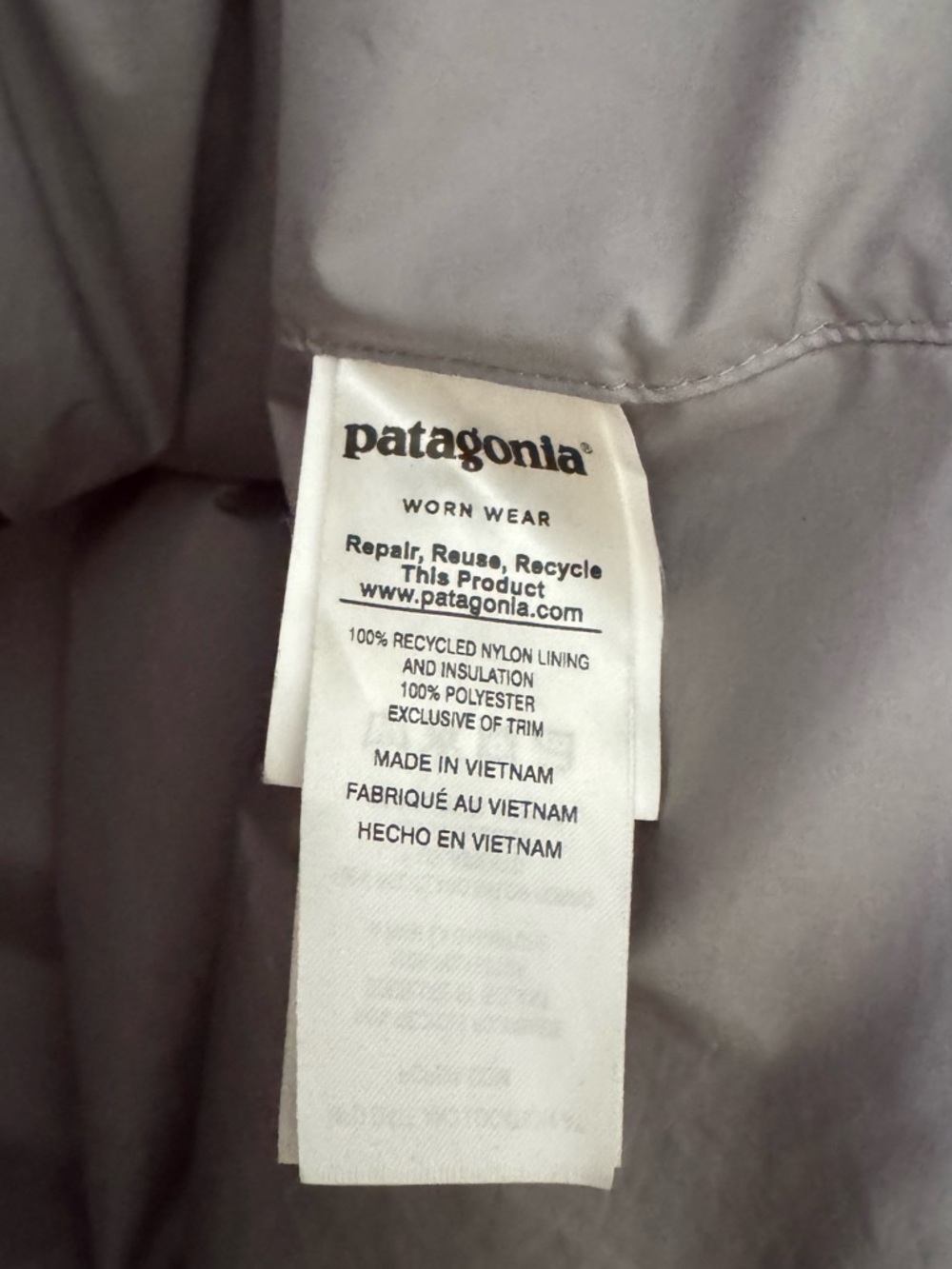 PATAGONIA WOMENS RADALIE PARKA BLACK INSULATED JACKET COAT SIZE M - Picture 4 of 5